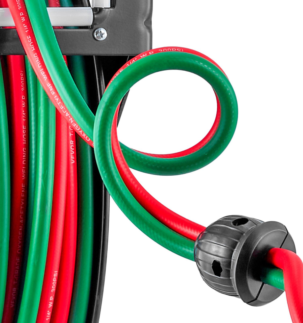 Auto-Rewind Twin Welding Hose Reel