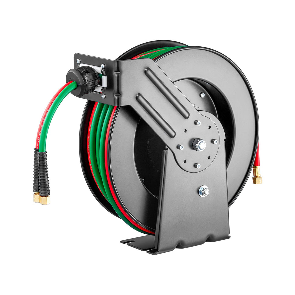 Auto-Rewind Twin Welding Hose Reel
