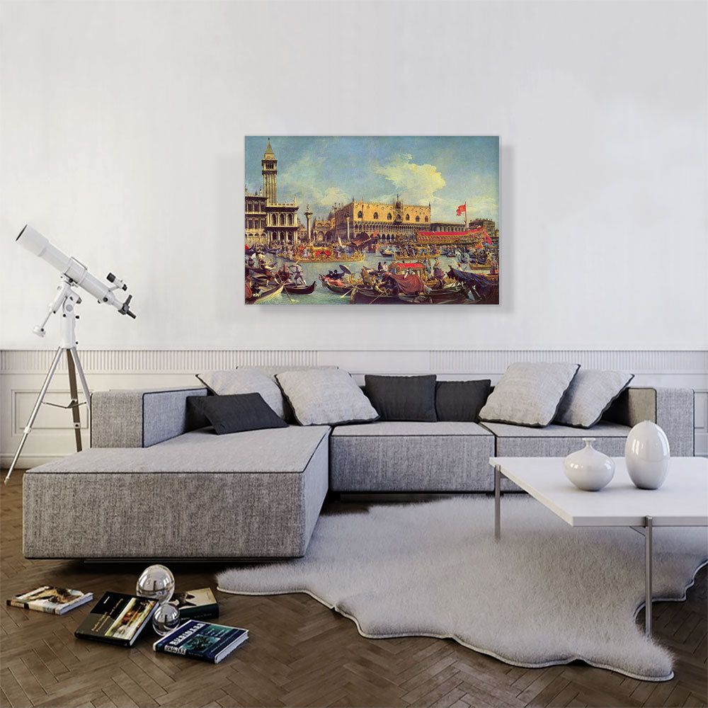 Return of the Bucintoro on Ascension Day Wall Art