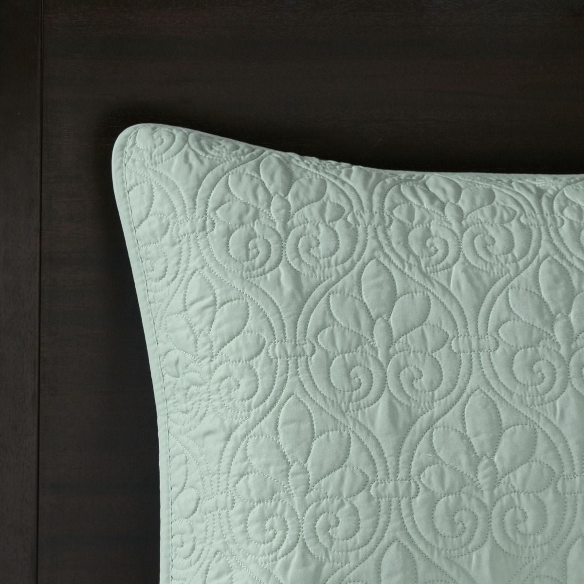 Seafoam Reversible Twin Bedspread Set