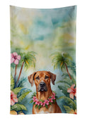 Rhodesian Ridgeback Luau Kitchen and Guest Towel