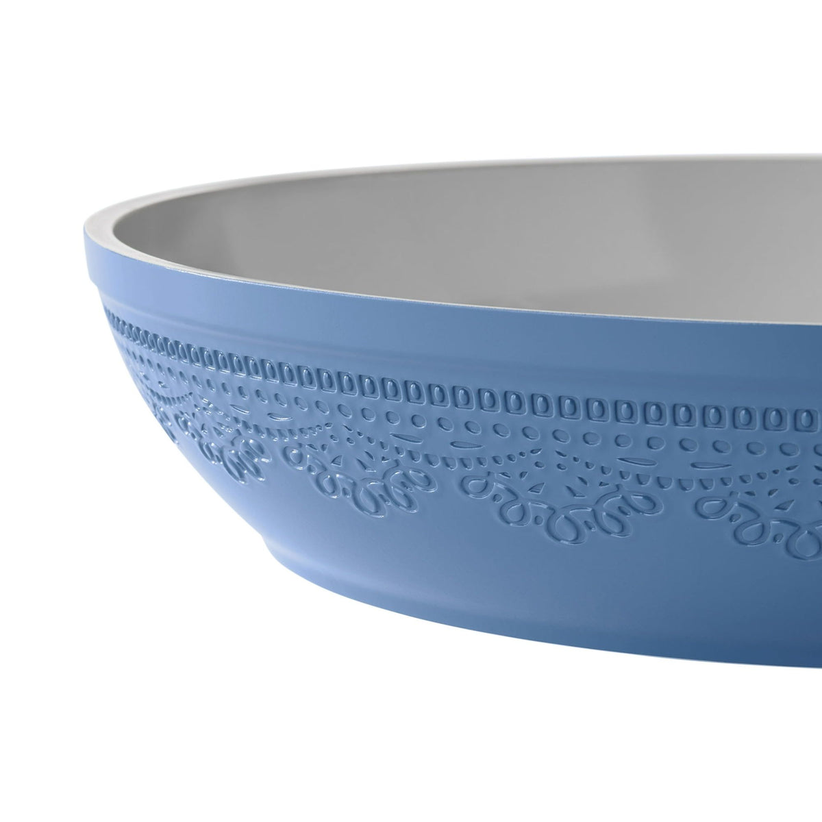 Riverside Blue Embossed Frying Pan with Spatula