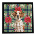 Roan Brittany Christmas Poinsettias Framed Wall Art