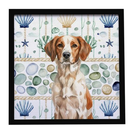 Roan Brittany Coastal Sea Glass Framed Print