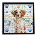 Roan Brittany Coastal Sea Glass Framed Print
