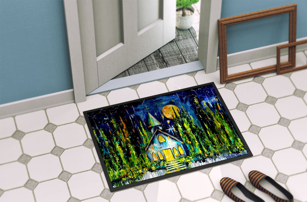 Rock of Ages Church Indoor-Outdoor Doormat