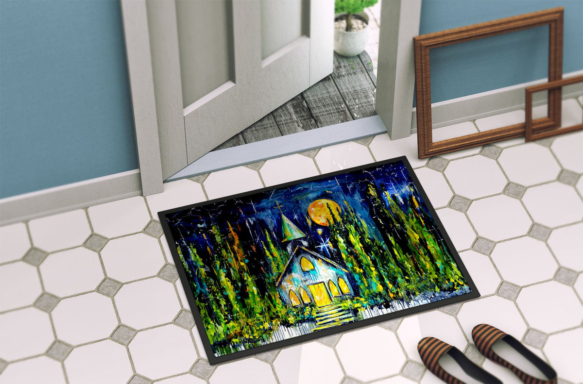 Rock of Ages Church Indoor-Outdoor Doormat