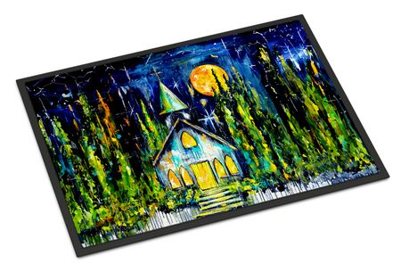 Rock of Ages Church Indoor-Outdoor Doormat