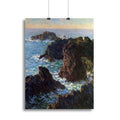 Monet Rocky Peaks at Belle-Île Wall Art