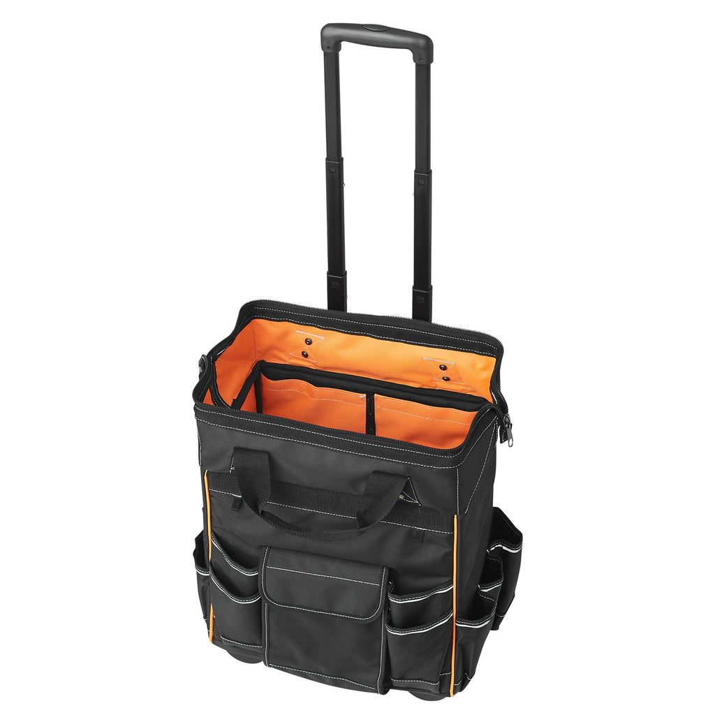 practical Rolling Tool Bag with Smooth Mobility and Stable Base