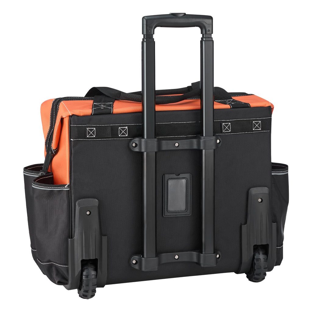 Rolling Tool Bag with Capacity, 27 Pockets, everyday and Stable