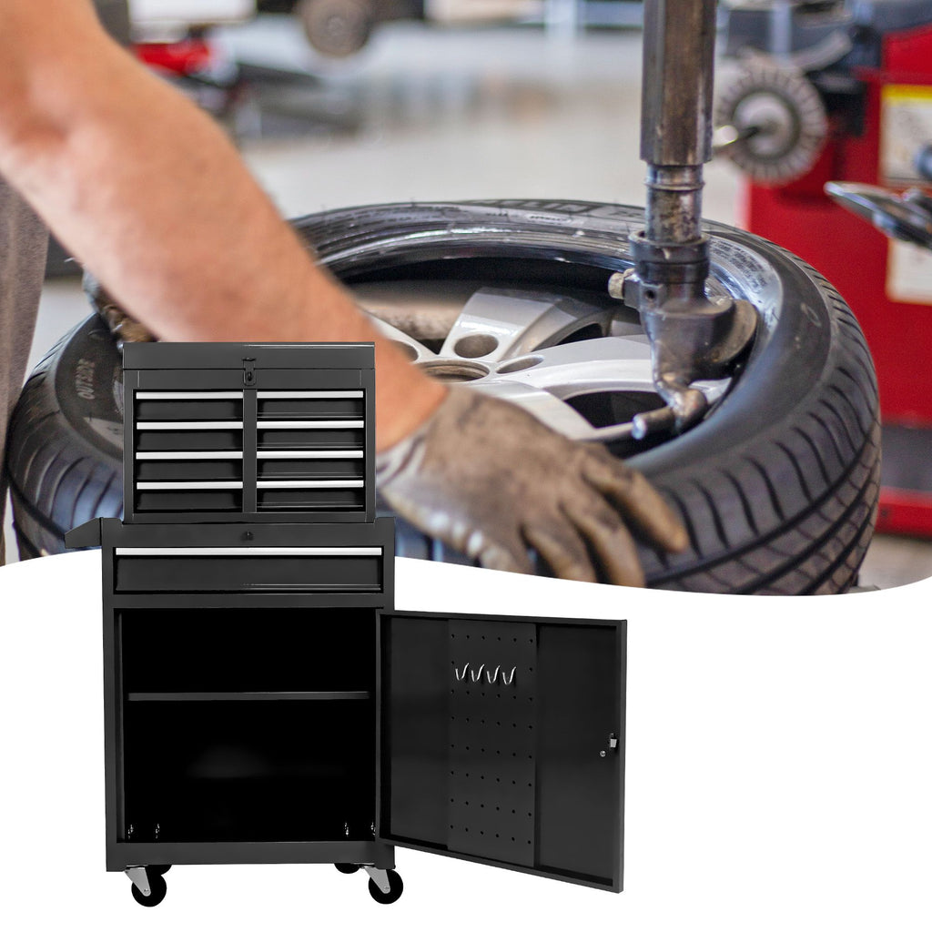 Five-Drawer Rolling Tool Cabinet for Garage and Workshop