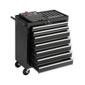 Rolling Tool Chest with 7-Drawer Tool Box with Wheels Multifunctional Tool Cart Mechanic Tool Storag