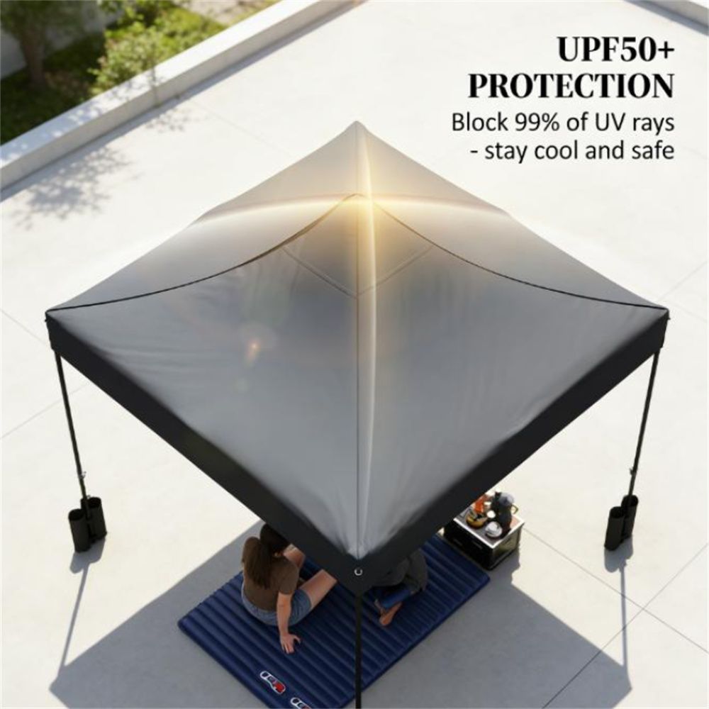 Peak Pole Canopy Replacement Top with Four Sand Bags