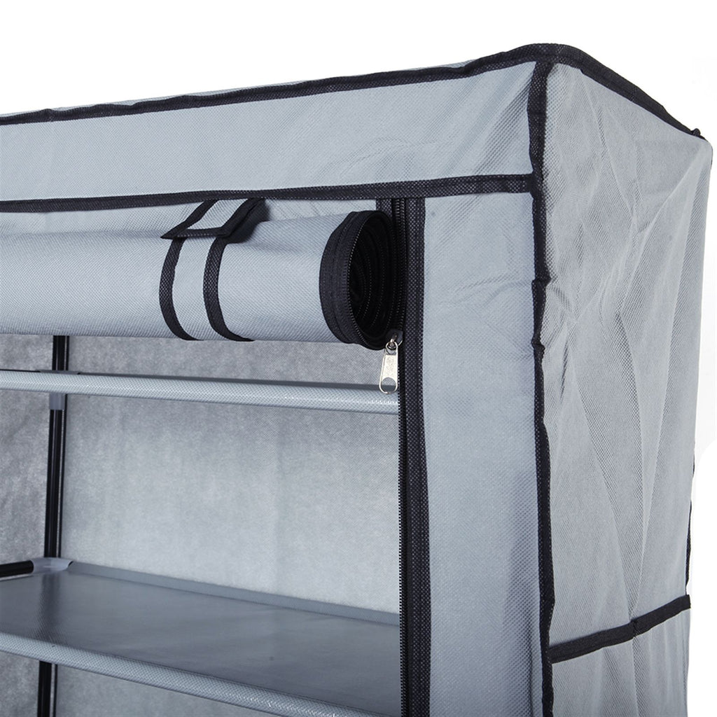 10-Layer 9-Lattice Non-woven Fabric Shoe Rack – Compact & Stylish Storage