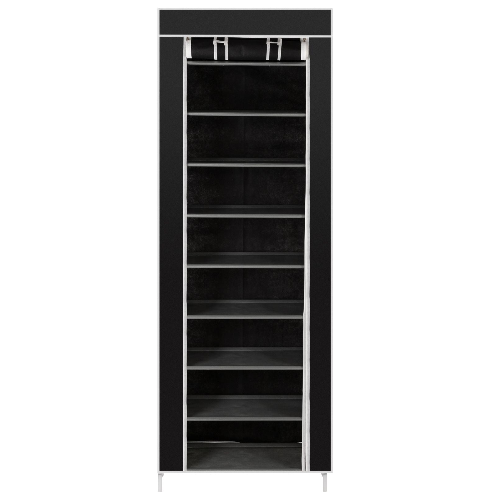 10-Layer 9-Lattice Non-woven Fabric Shoe Rack – Compact & Stylish Storage