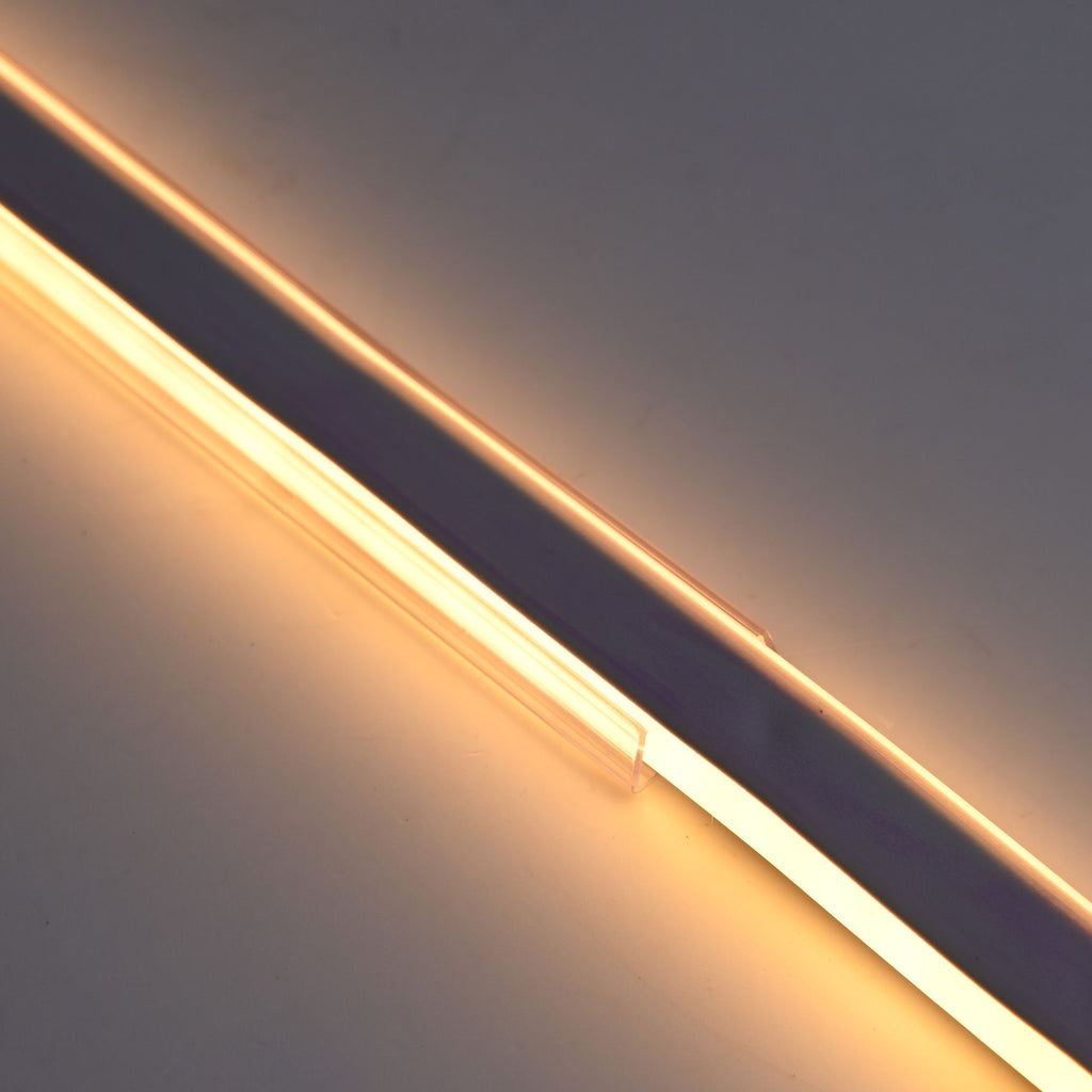 5-Pack Clear Plastic U-Channel Tracks for LED Strip Lights – Under Cabinet Lighting Organizer