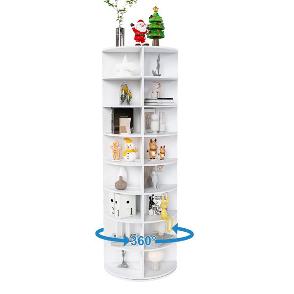 Easily Organize Your Footwear with a Space-Saving Rotating Shoe Rack