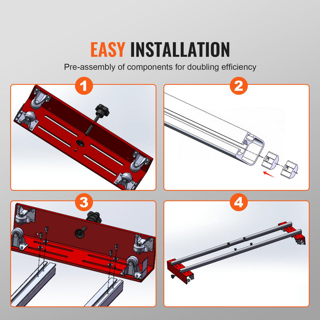 Adjustable Router Sled for Slab Flattening