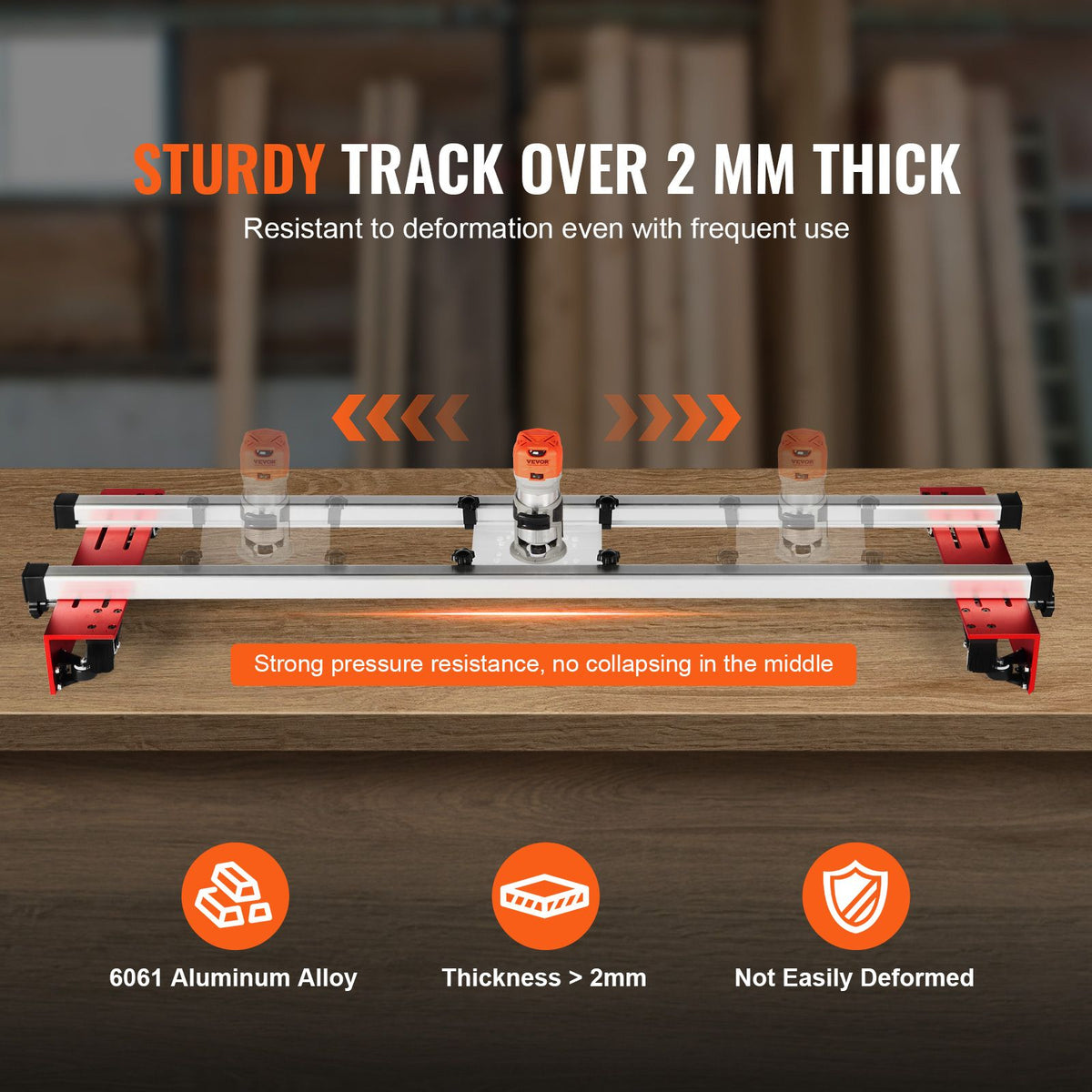 Adjustable Router Sled for Slab Flattening