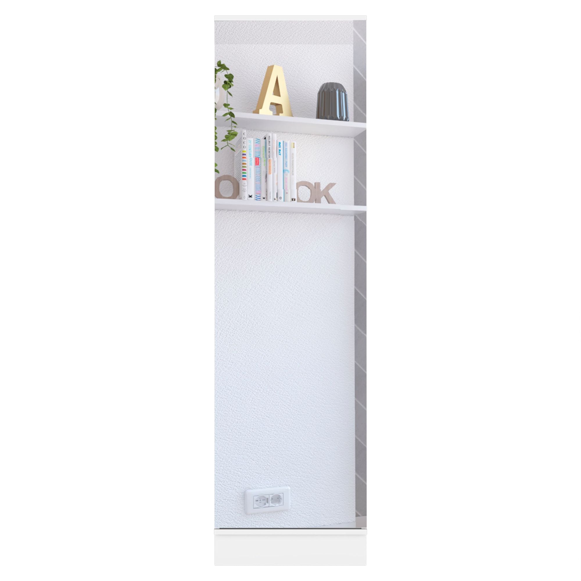 Ruan XL Shoe Rack with Mirror – Five Interior Shelves