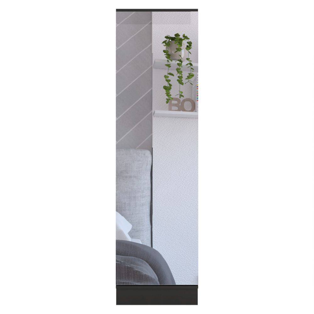 Ruan XL Shoe Rack with Mirror – Five Interior Shelves