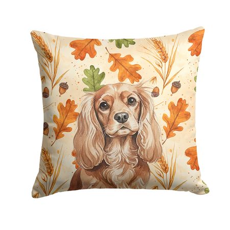 Cavalier Spaniel Heirloom Fall Accent Pillow
