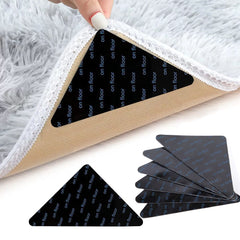 16-Piece Non-Slip Rug Tape for Hardwood Floors and Tiles - Pads