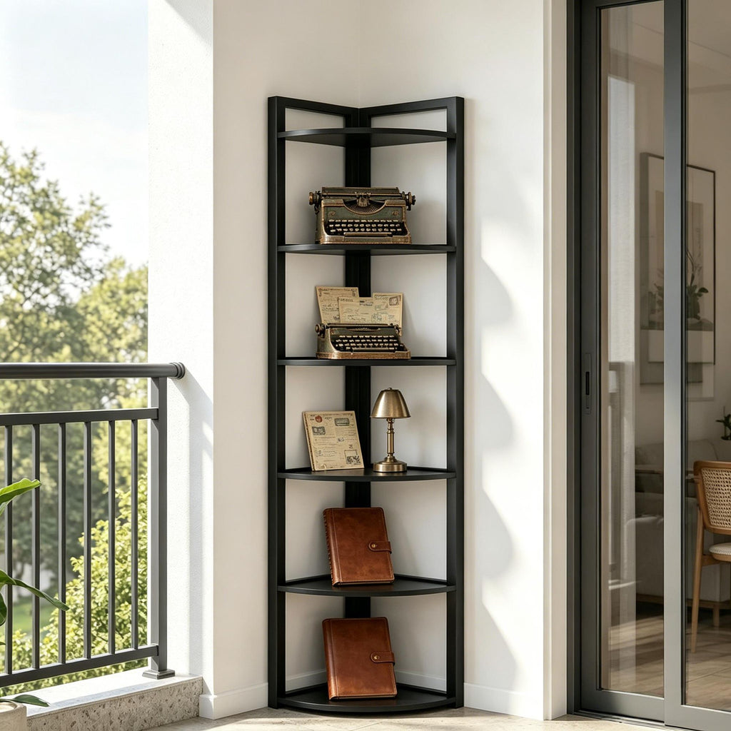 Rustic Corner Shelf for Display and Everyday Storage