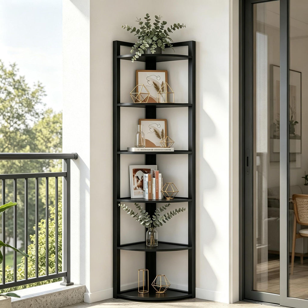 Rustic Corner Shelf for Display and Everyday Storage