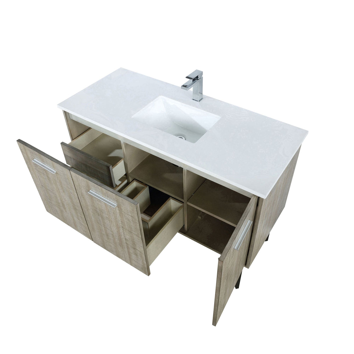 Bathroom Vanity with Soft Close Drawers and Storage Cabinet