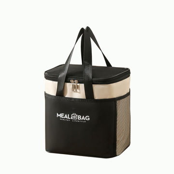 Insulated Lunch Tote with Separate Accessory Pockets