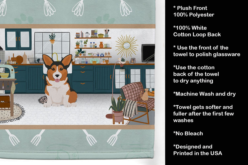 Sable Pembroke Corgi Master Dog Chef Kitchen Towel