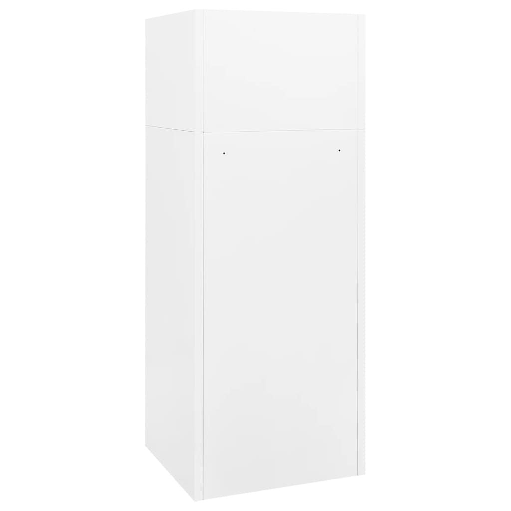 White Lockable Saddle Cabinet for Tack Rooms