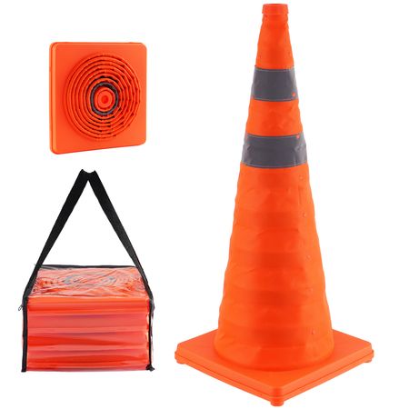 VEVOR Collapsible Traffic Cones with Reflective Collars