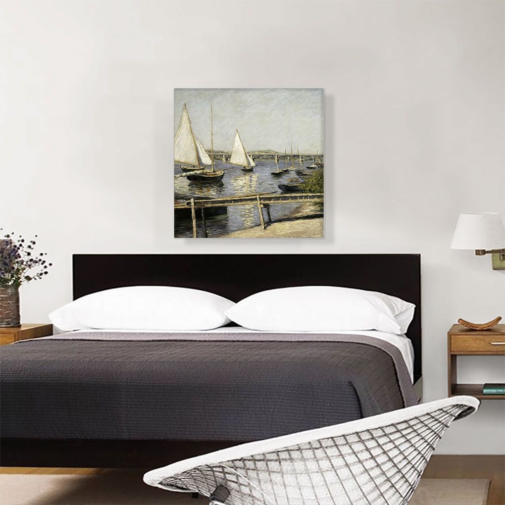 Sailing Boats at Argenteuil 1888 Wall Art
