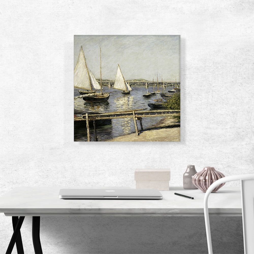 Sailing Boats at Argenteuil 1888 Wall Art