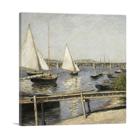 Sailing Boats at Argenteuil 1888 Wall Art