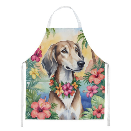 Saluki Luau Artwork Bib Apron