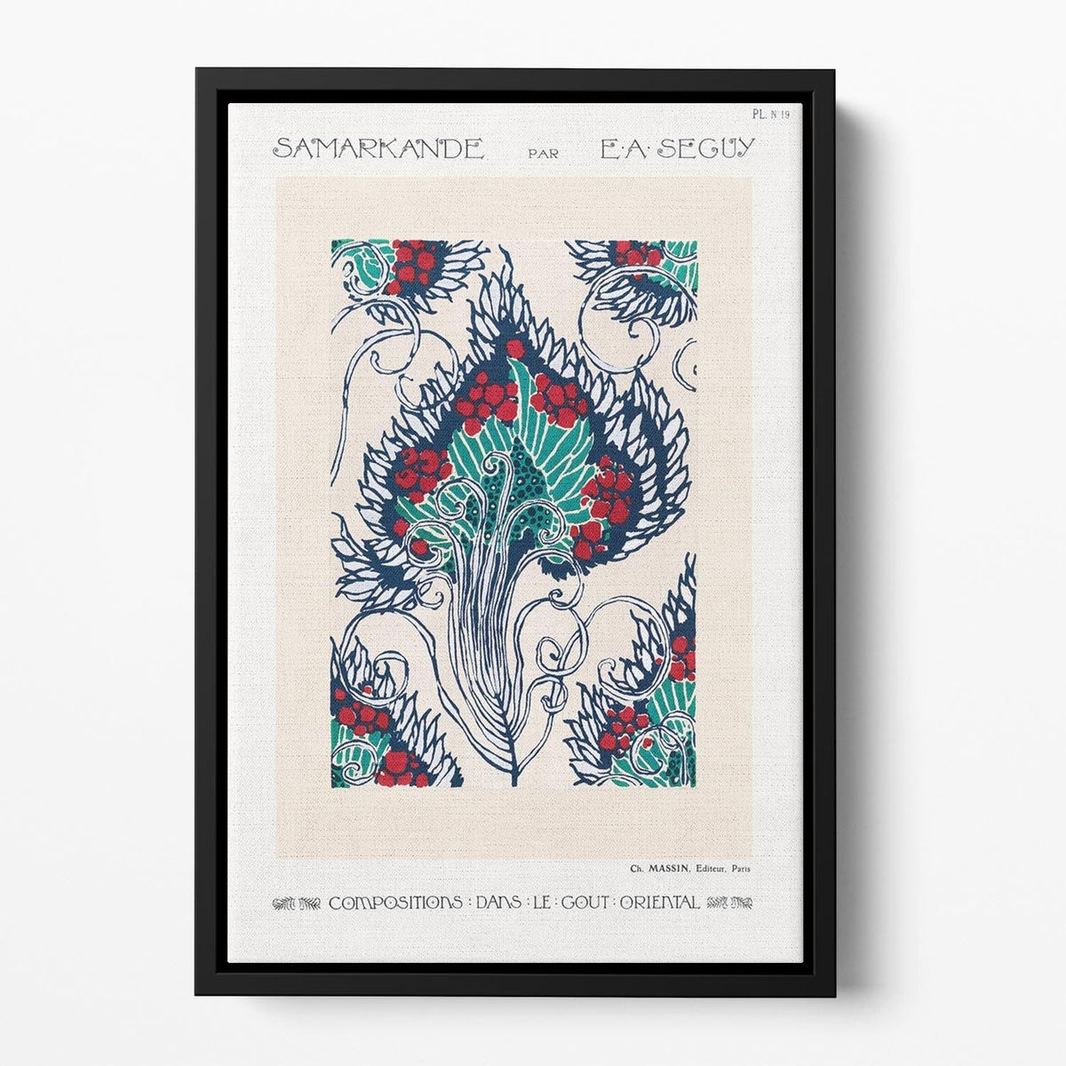 Samarkande 19 Floating Framed Canvas