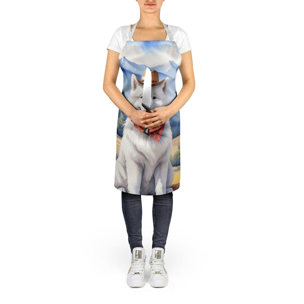 Samoyed Cowboy Welcome Bib Apron