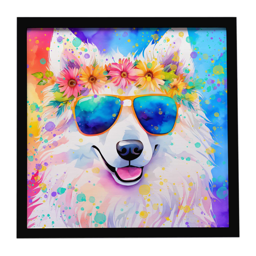 Samoyed Hippie Dawg Contemporary Wall Art