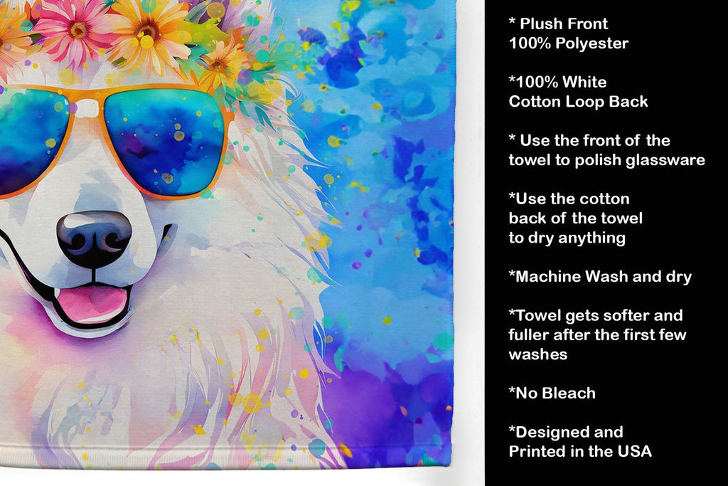 Plush Kitchen Towel with Vibrant Artwork and Absorbent Cotton Terry Back