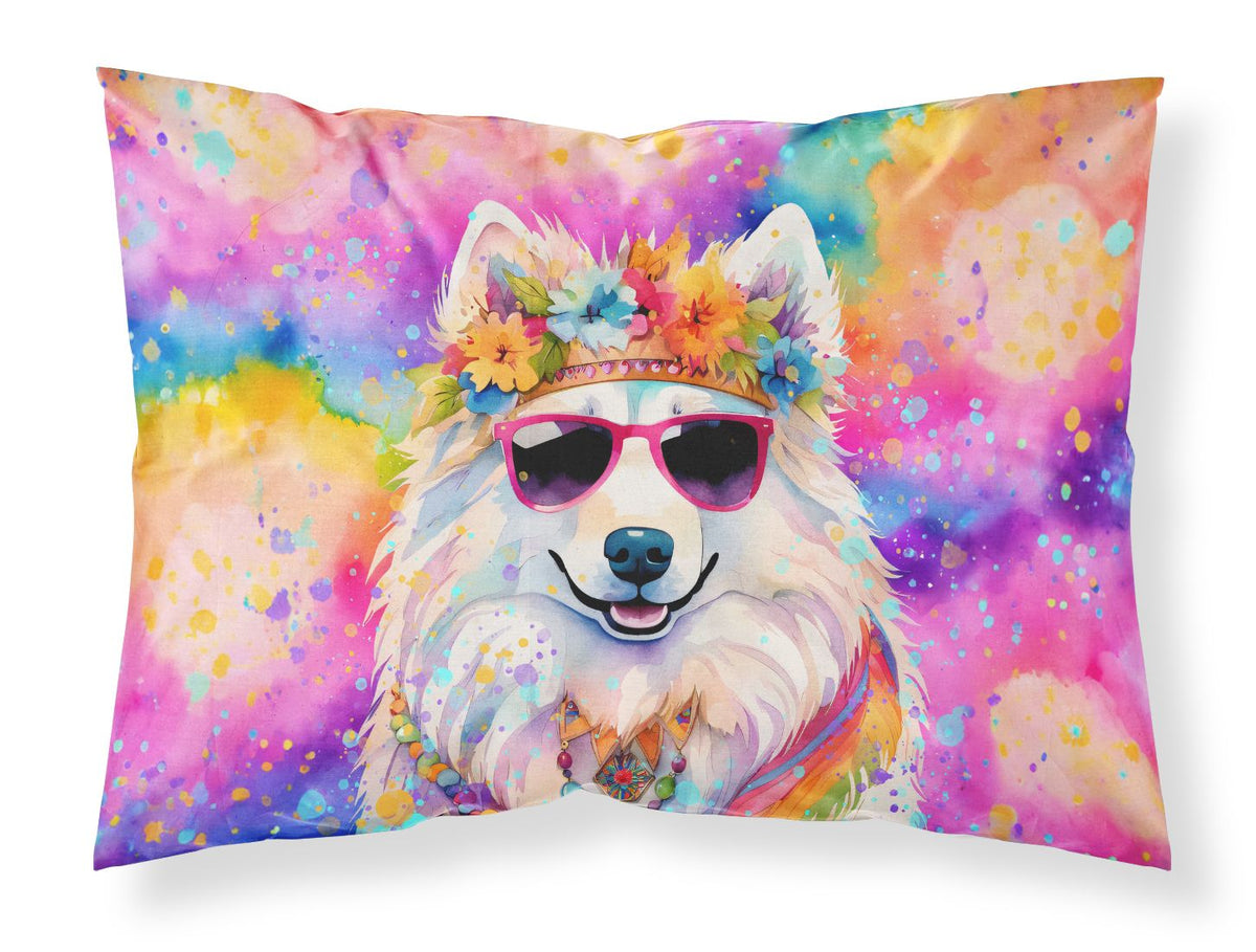 Samoyed Hippie Dawg Standard Pillowcase