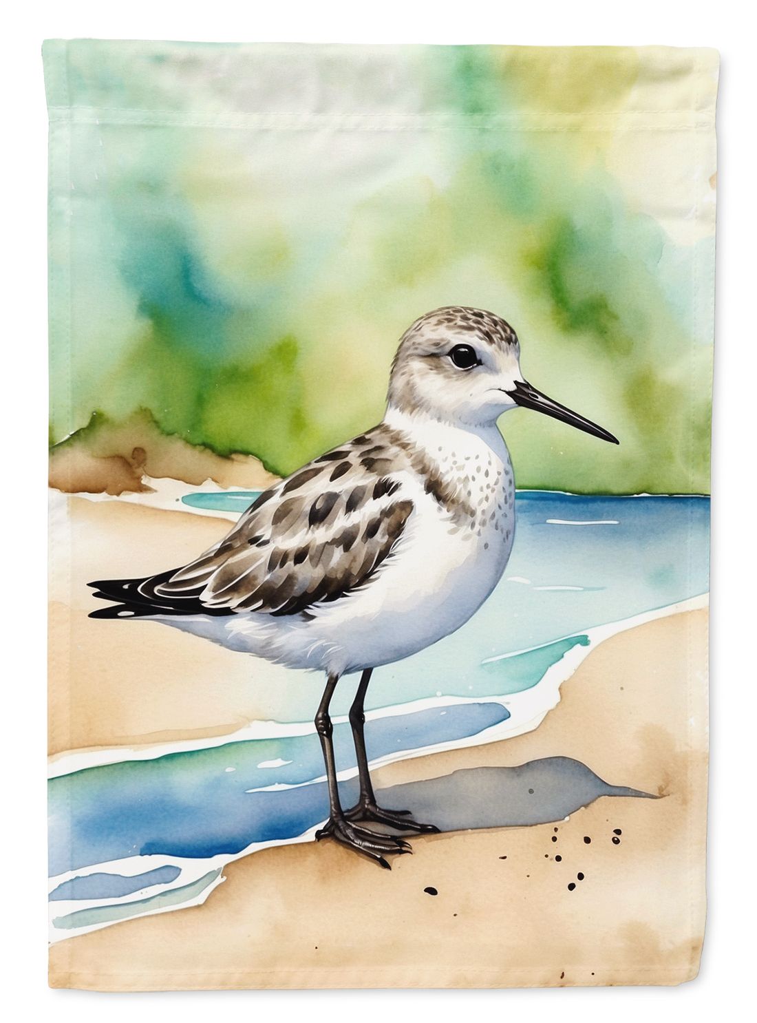 Sanderling Bird Garden Flag - Vibrant Outdoor Decor for Patio and Yard