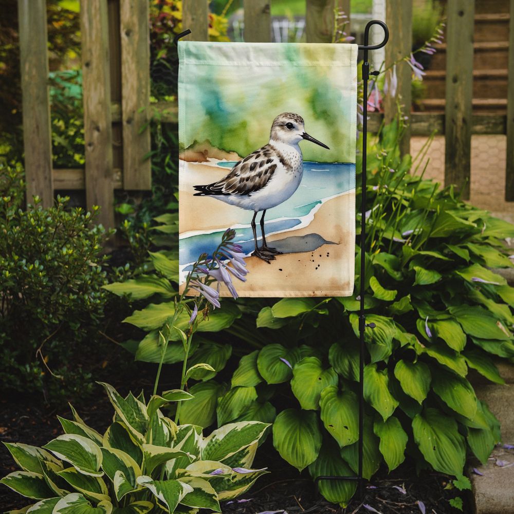 Sanderling Bird Garden Flag - Vibrant Outdoor Decor for Patio and Yard