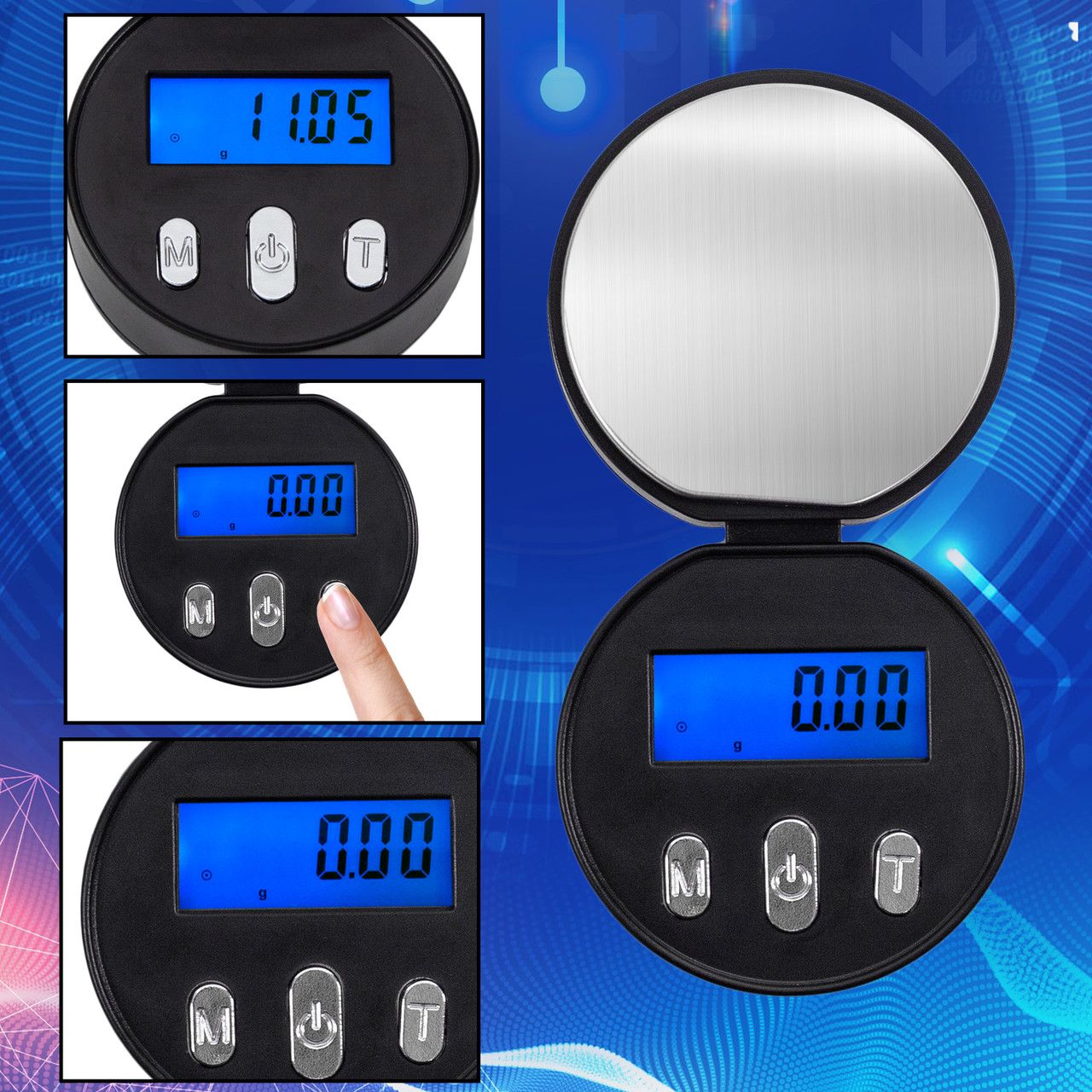 Sanitizer Digital Scale with Hidden Compartment