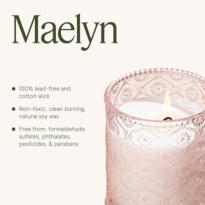 Santal Rose Saffron, Rose and Leather Candle