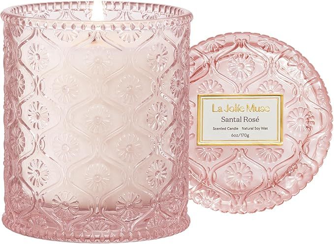 Santal Rose Saffron, Rose and Leather Candle