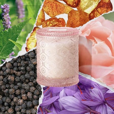 Santal Rose Saffron, Rose and Leather Candle